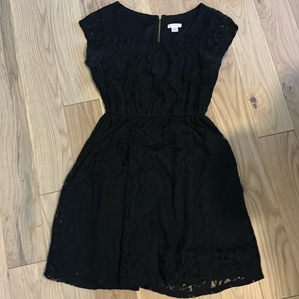 Lace dress, size S, back zip